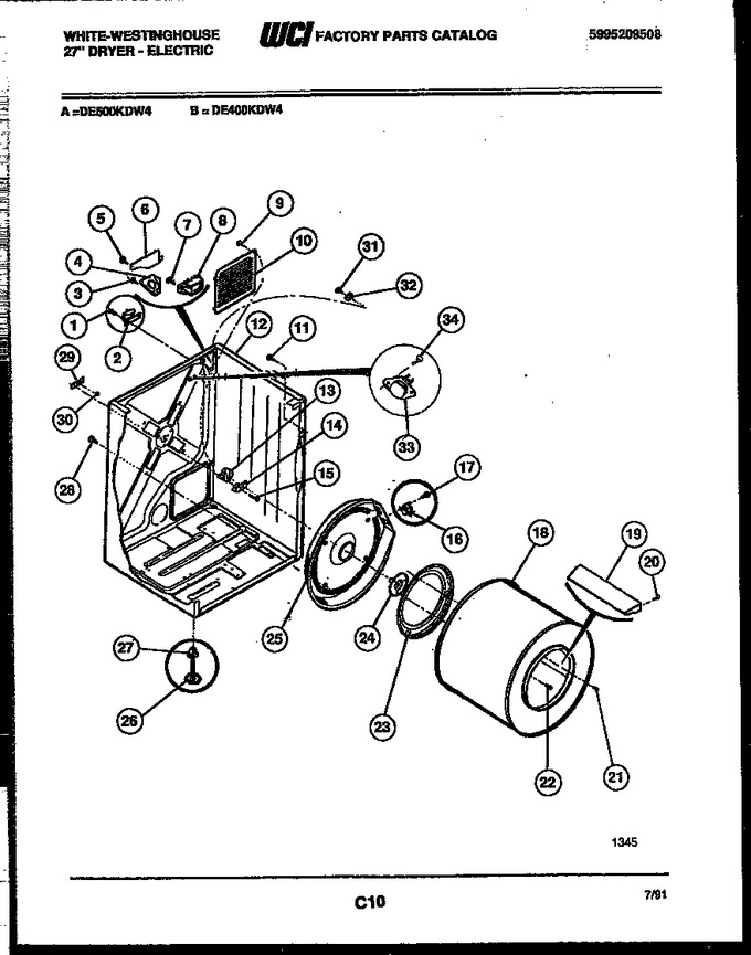Diagram for DE500KDW4