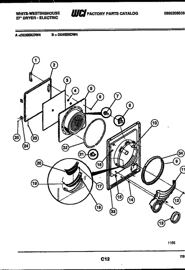 Diagram for DE400KDW4