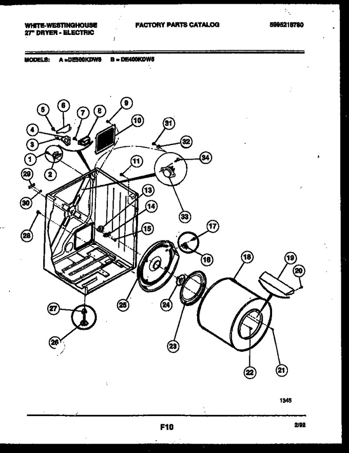 Diagram for DE500KDW5