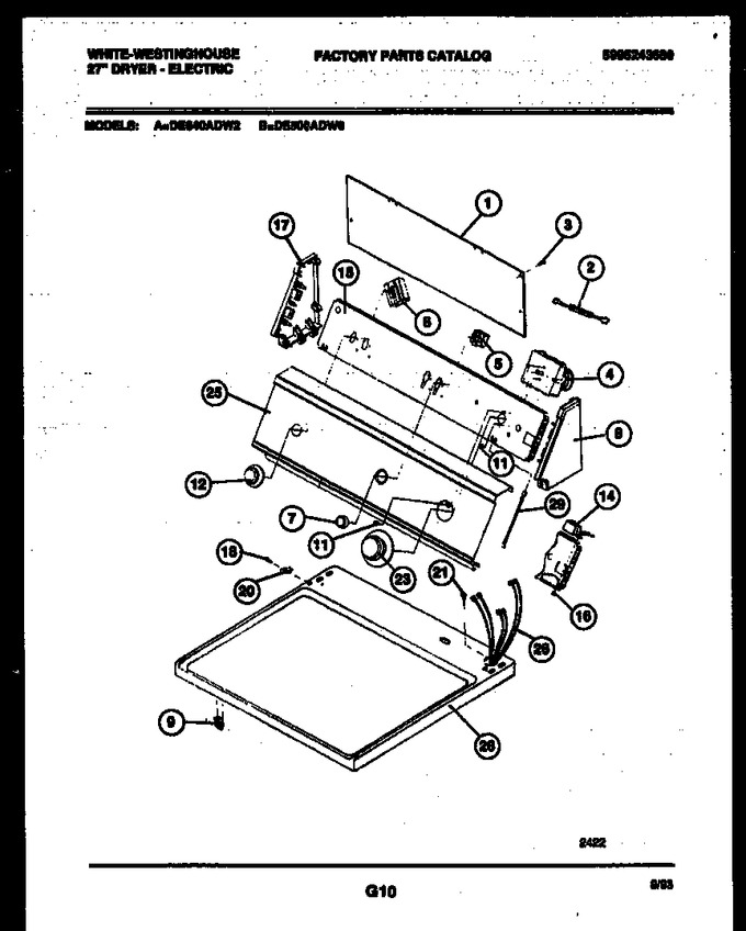 Diagram for DE500ADD6