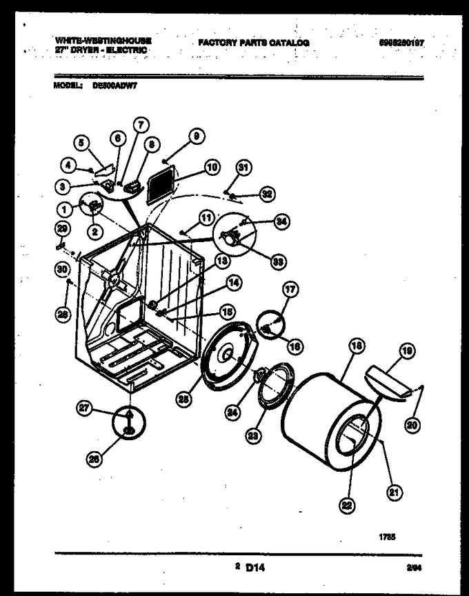 Diagram for DE500ADD7