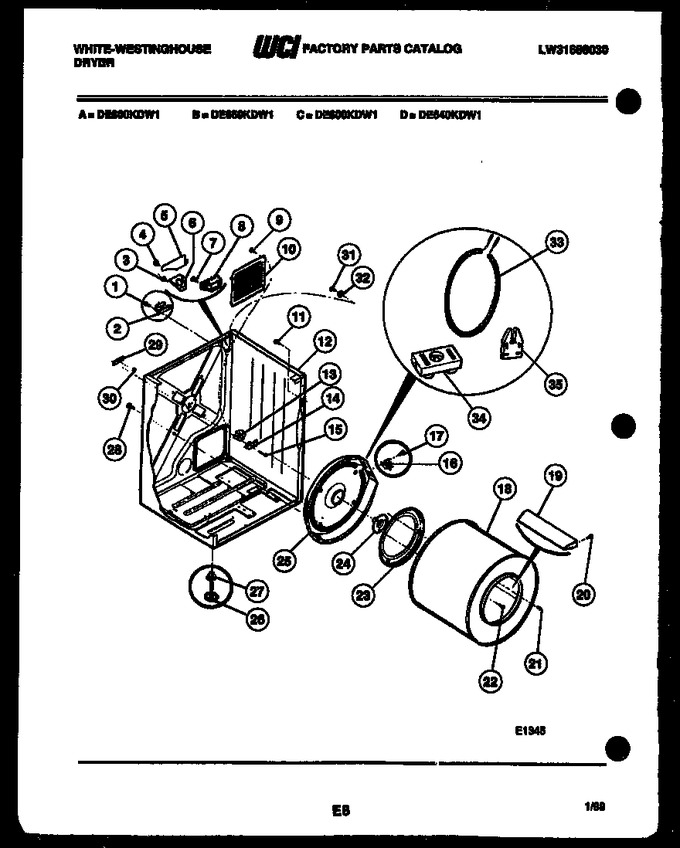 Diagram for DE640KDW1
