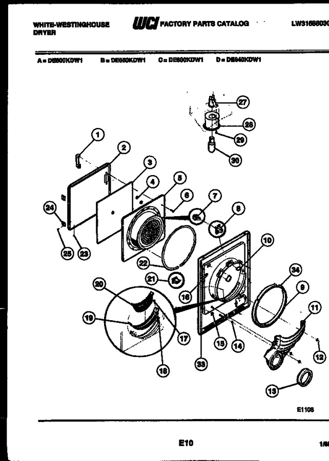 Diagram for DE800KDD1