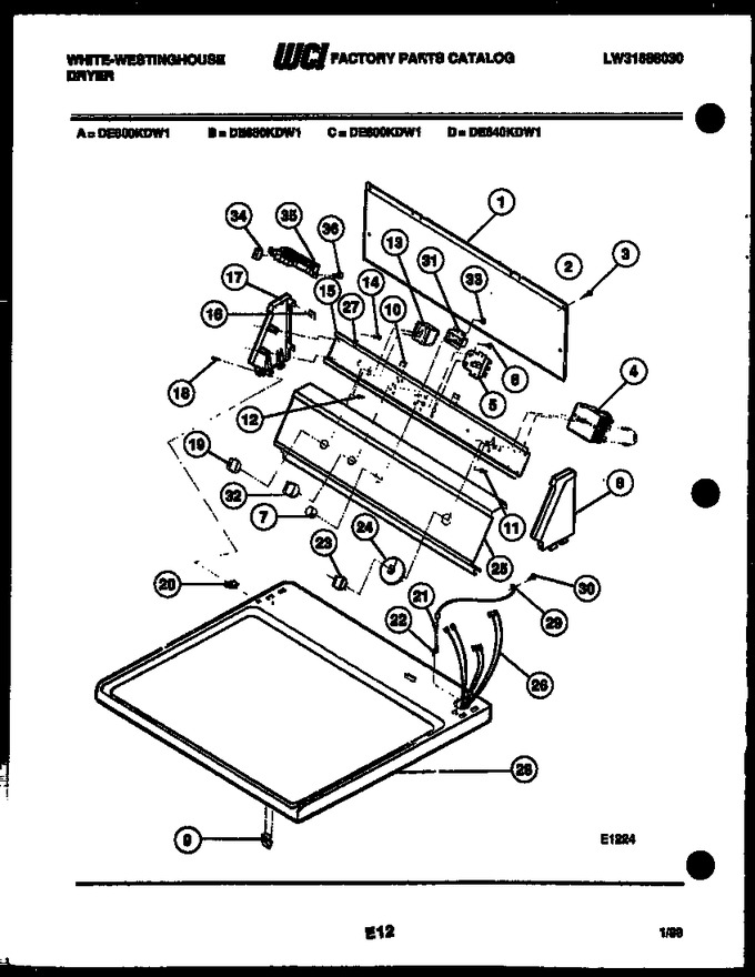 Diagram for DE800KDD1