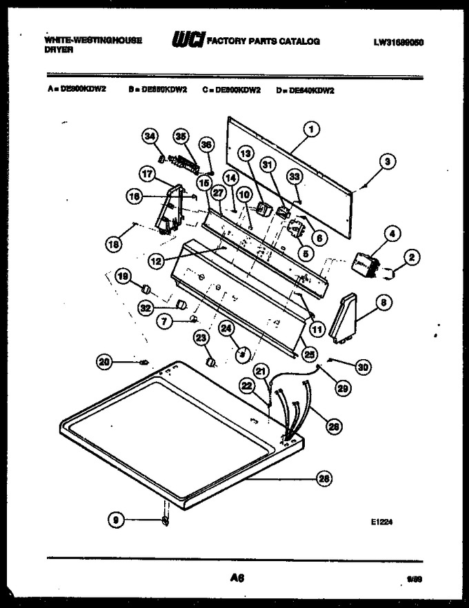 Diagram for DE600KDH2
