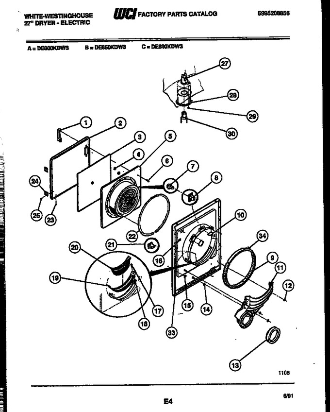 Diagram for DE800KDH3