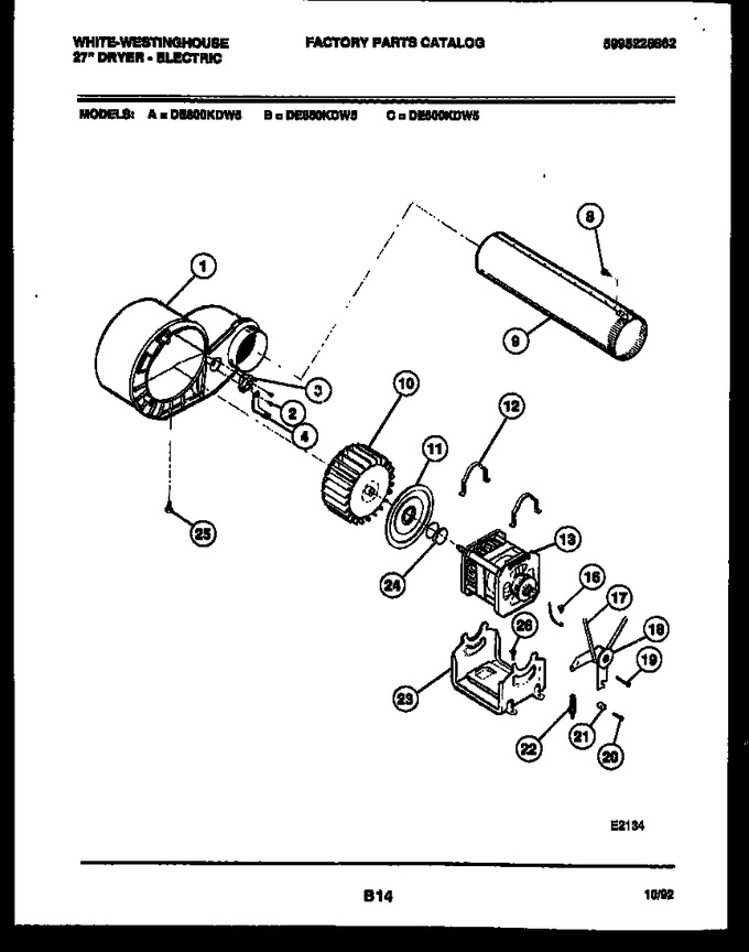Diagram for DE800KDD5