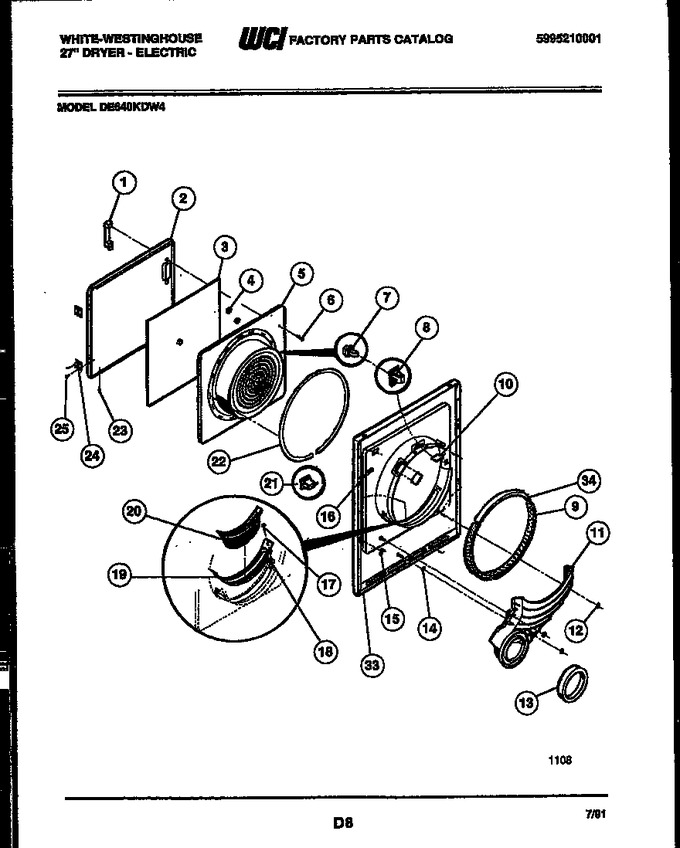 Diagram for DE640KDD4