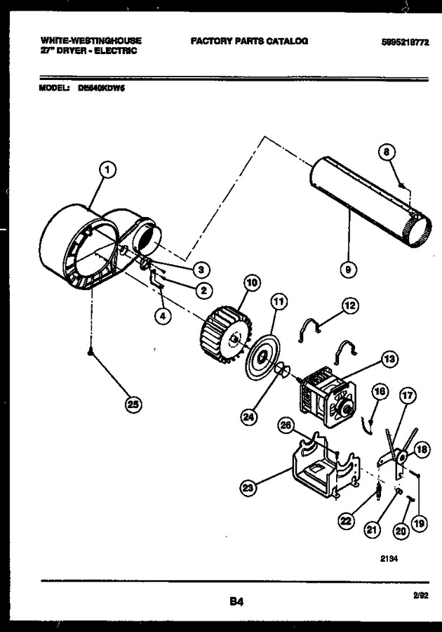 Diagram for DE640KDW5