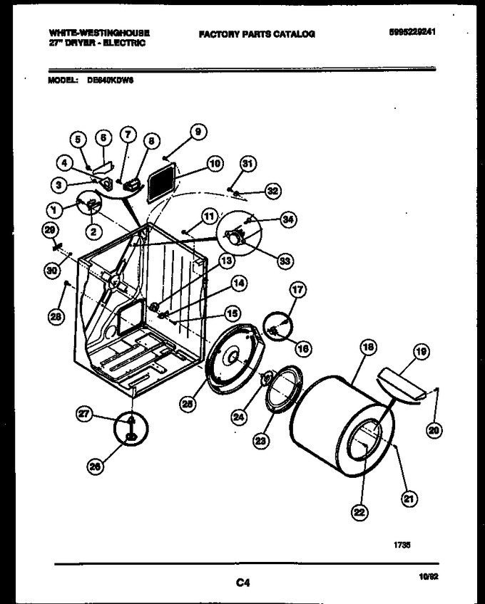 Diagram for DE640KDW6