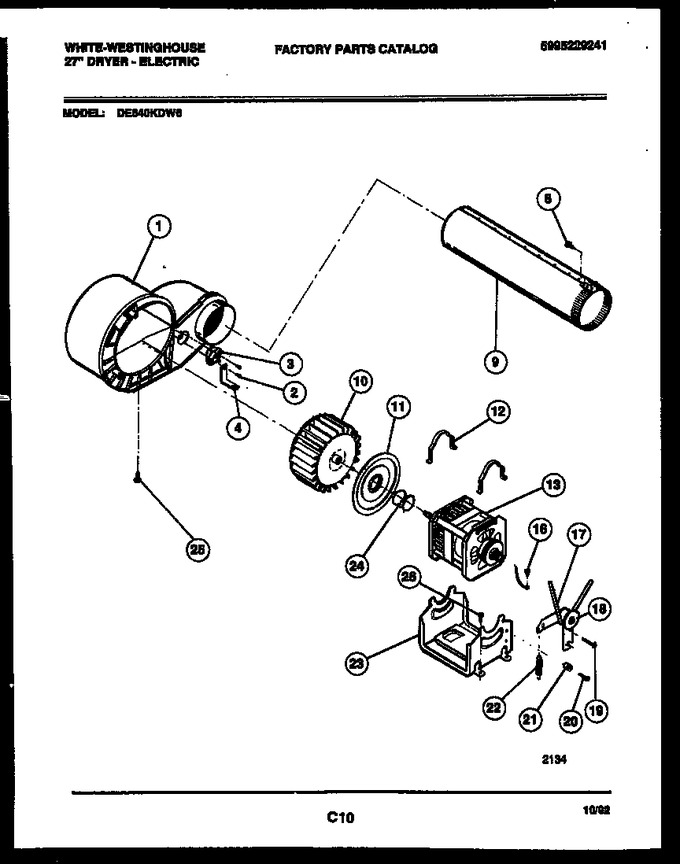 Diagram for DE640KDW6