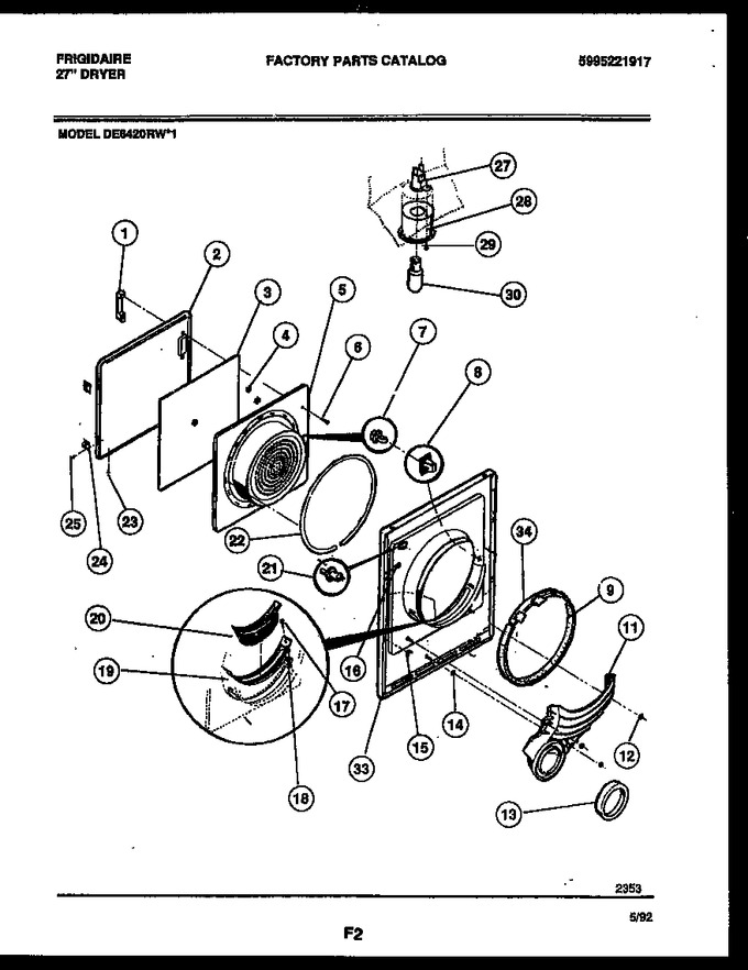 Diagram for DE6420RW1