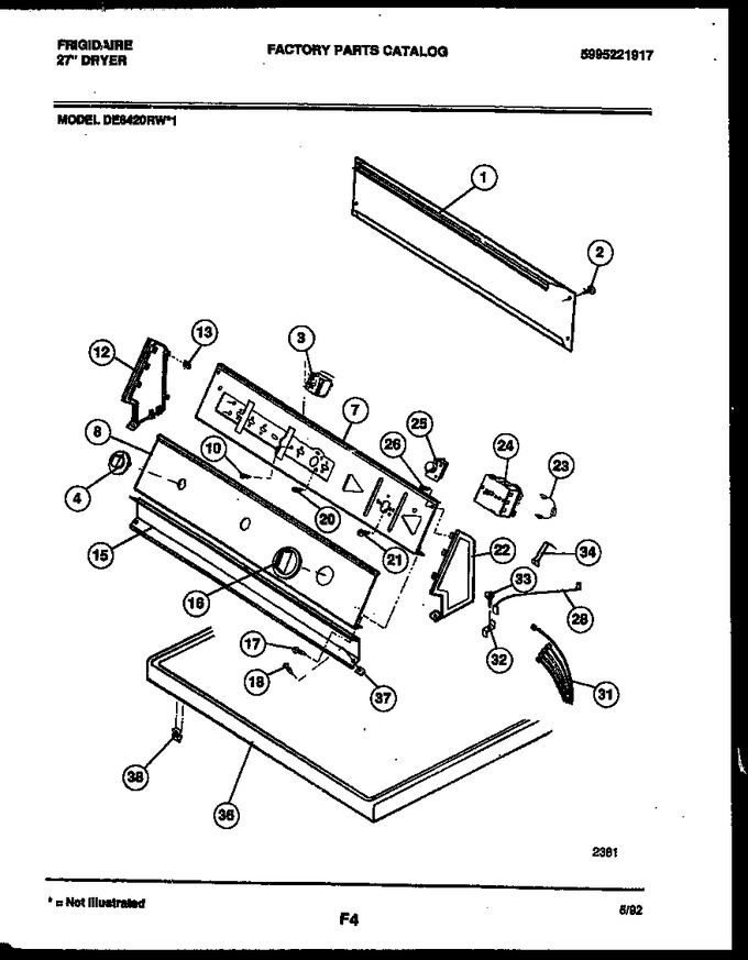 Diagram for DE6420RW1