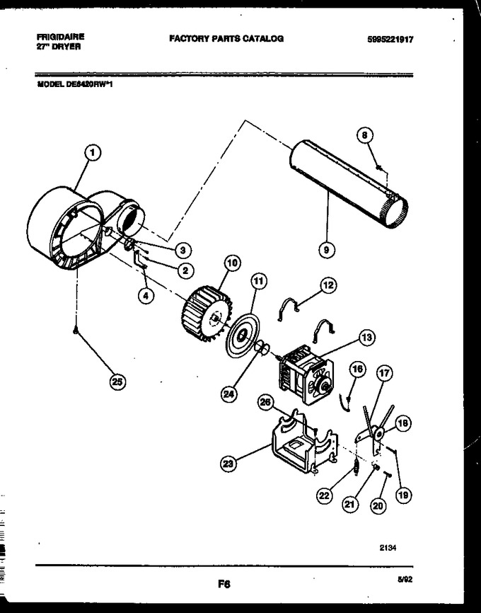 Diagram for DE6420RW1