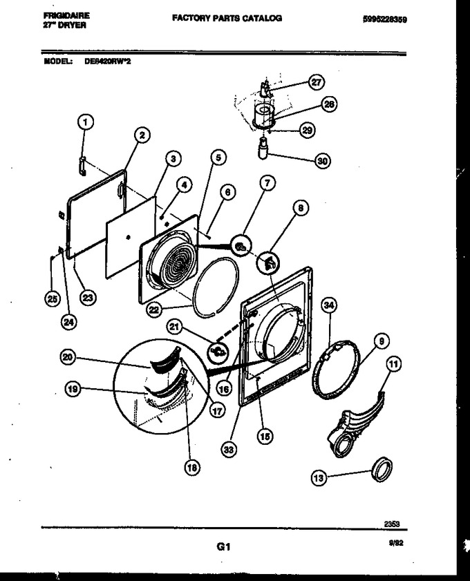 Diagram for DE6420RW2