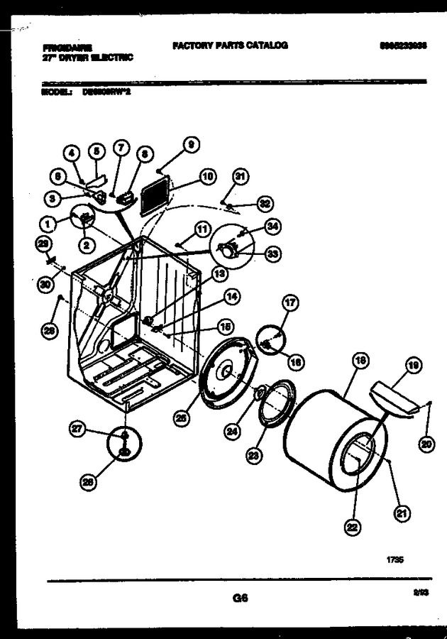 Diagram for DE6900RW2