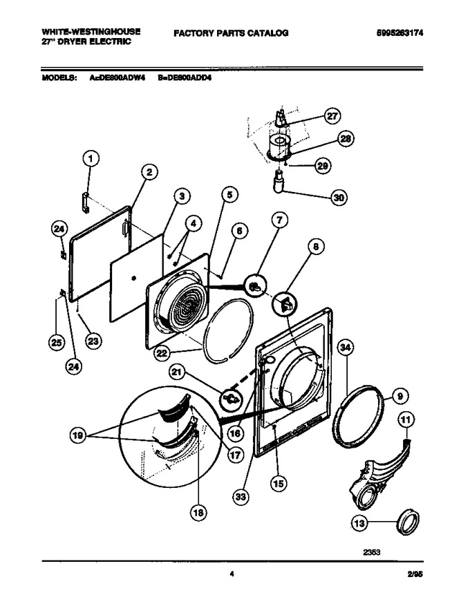 Diagram for DE800ADW4