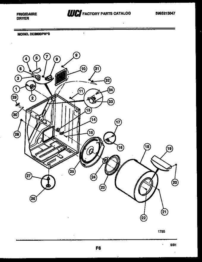 Diagram for DE8600PW0