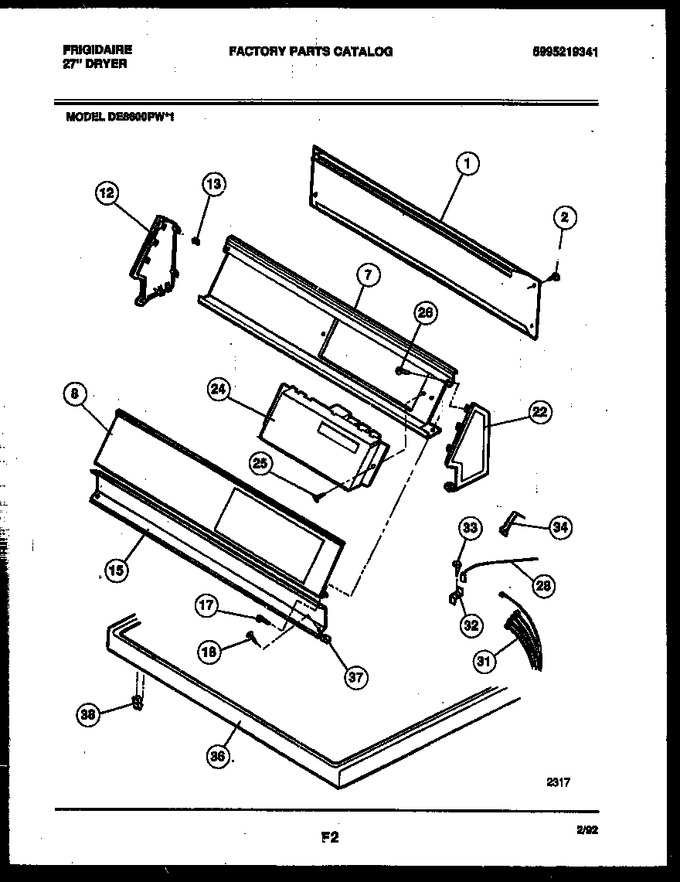 Diagram for DE8600PW1