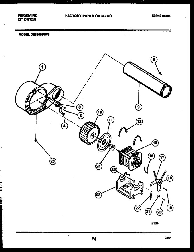 Diagram for DE8600PW1