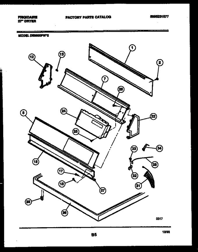 Diagram for DE8600PW2