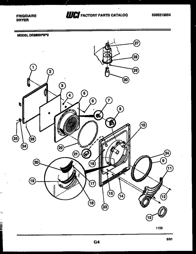 Diagram for DE8800PW0