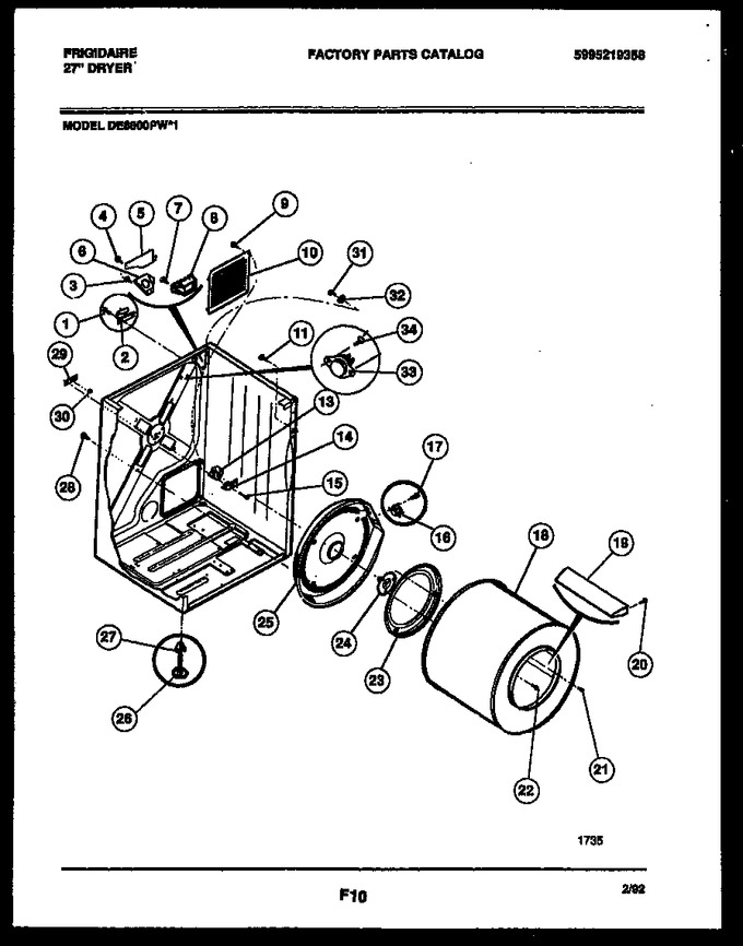 Diagram for DE8800PW1