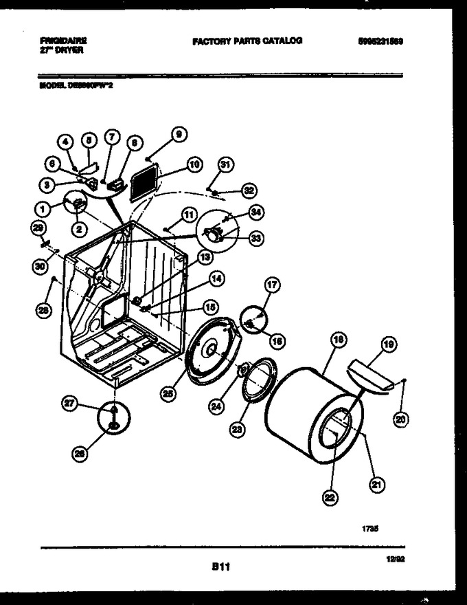 Diagram for DE8800PW2