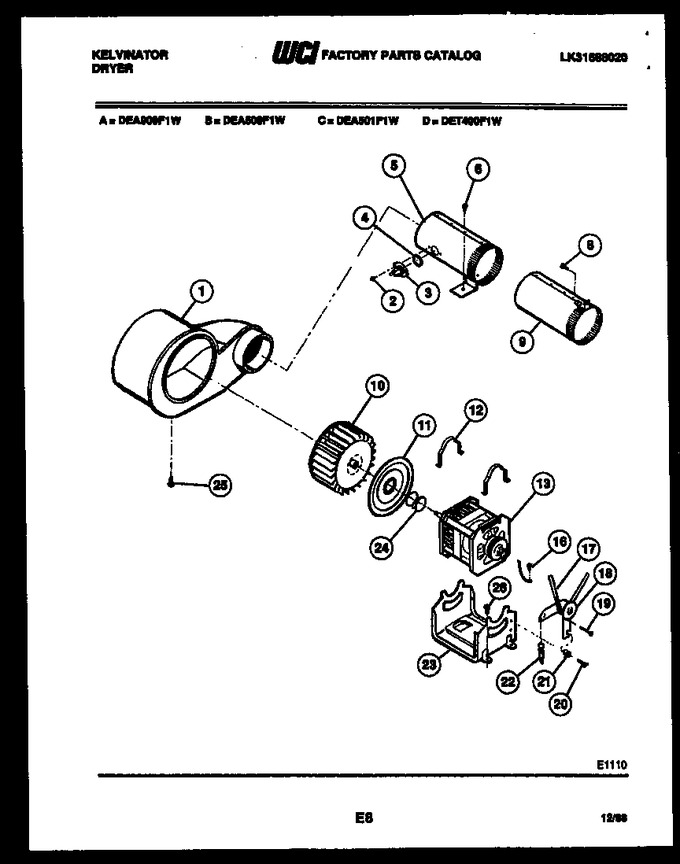 Diagram for DEA900F1W