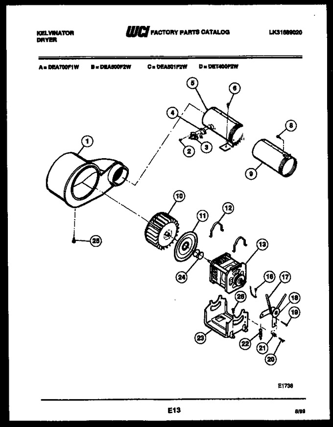 Diagram for DEA500F2T