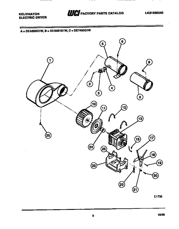 Diagram for DEA501G1W