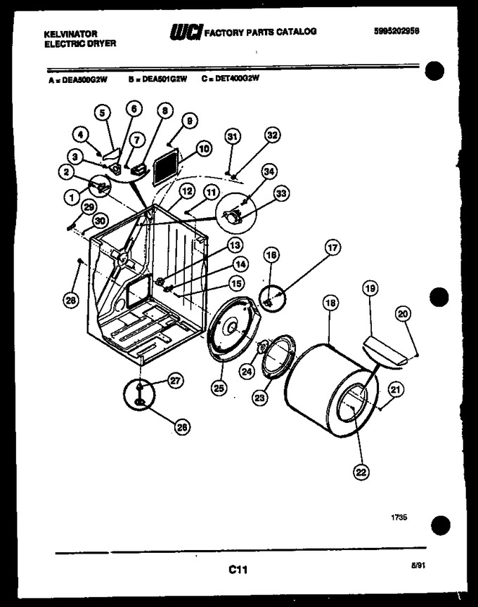 Diagram for DEA501G2W