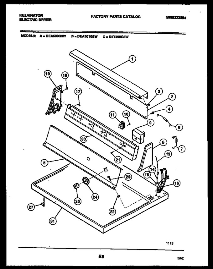 Diagram for DEA501G3W