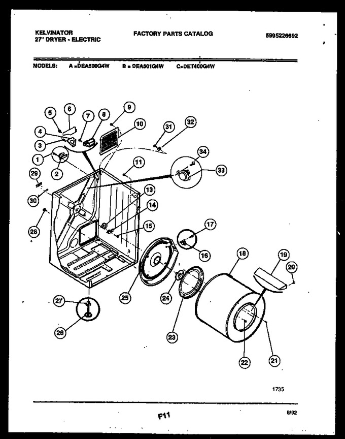 Diagram for DEA500G4W