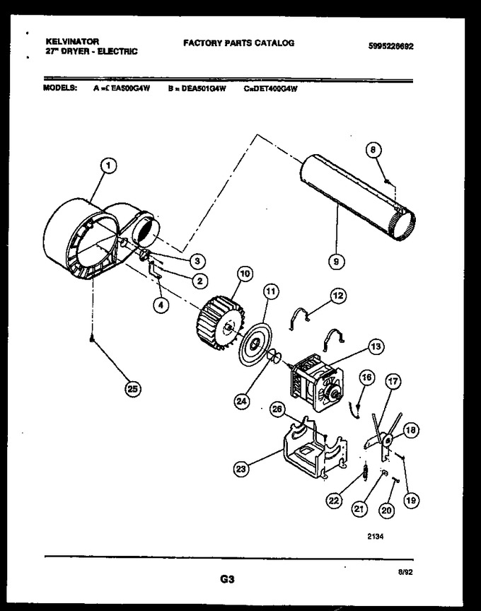 Diagram for DEA500G4W