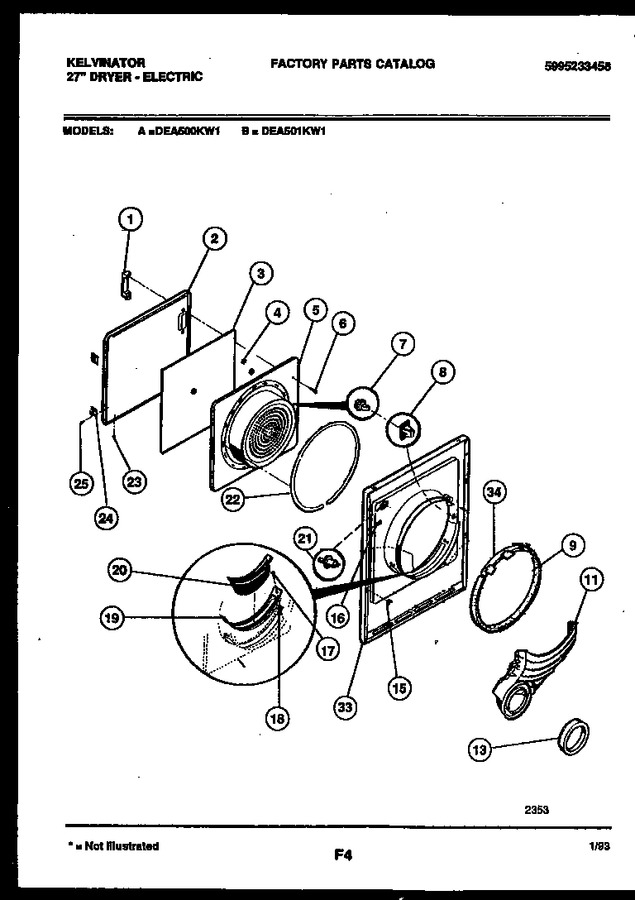 Diagram for DEA500KD1