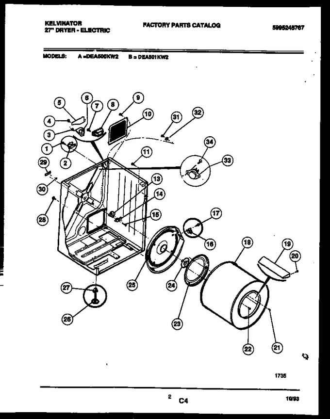 Diagram for DEA500KW2