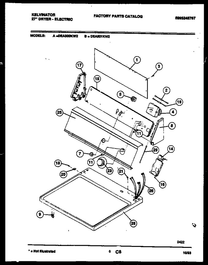 Diagram for DEA500KD2