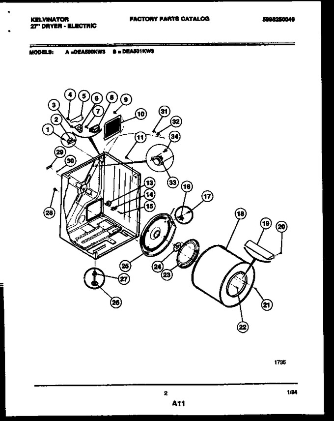 Diagram for DEA500KD3