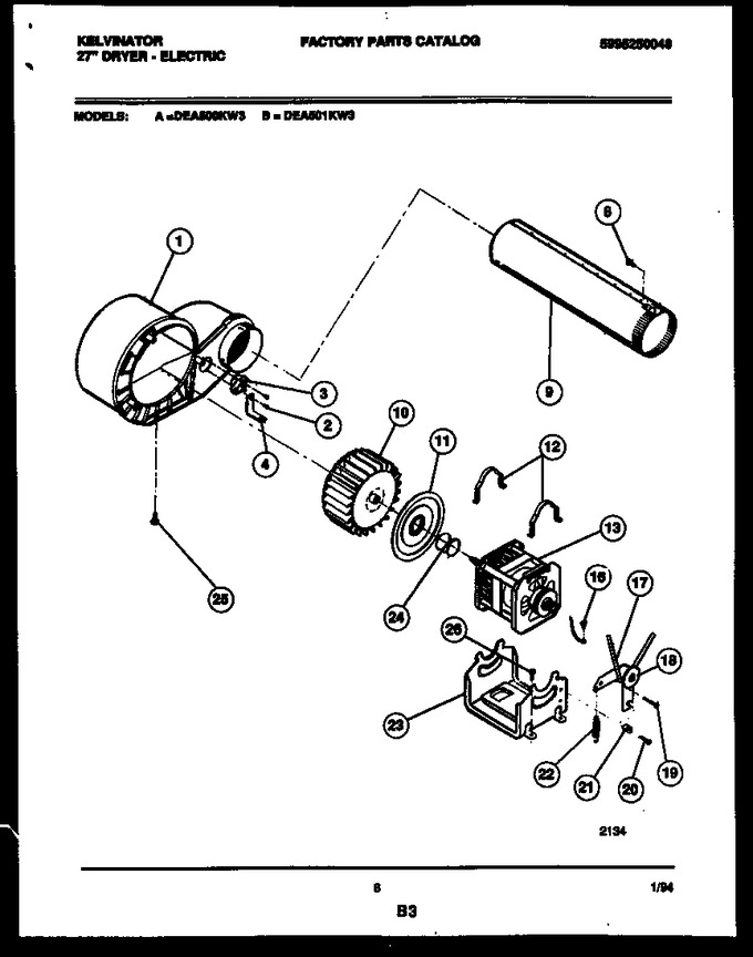 Diagram for DEA501KW3