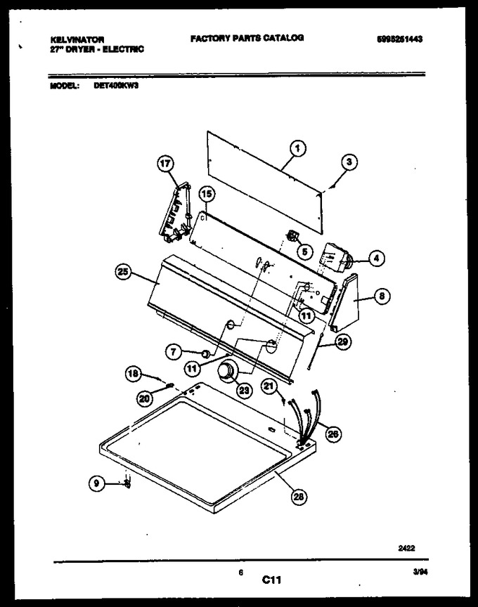 Diagram for DET400KW3