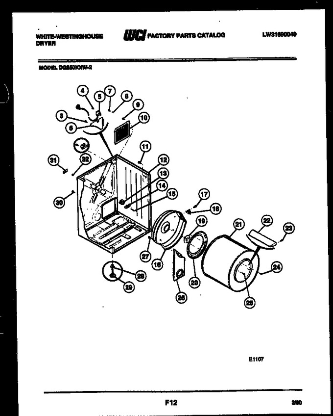 Diagram for DG250KXW2