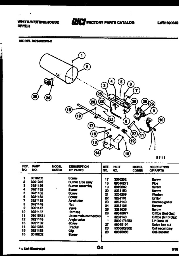 Diagram for DG250KXD2