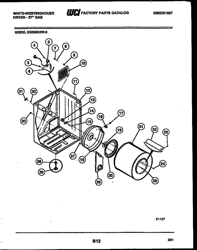 Diagram for DG250KXD3
