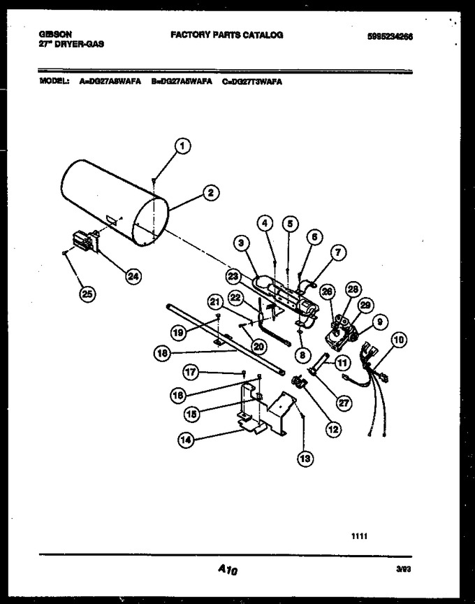 Diagram for DG27A5WAFA
