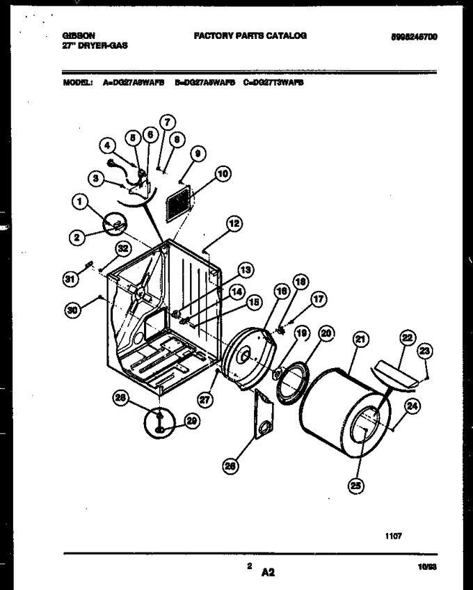 Diagram for DG27A8WAFB