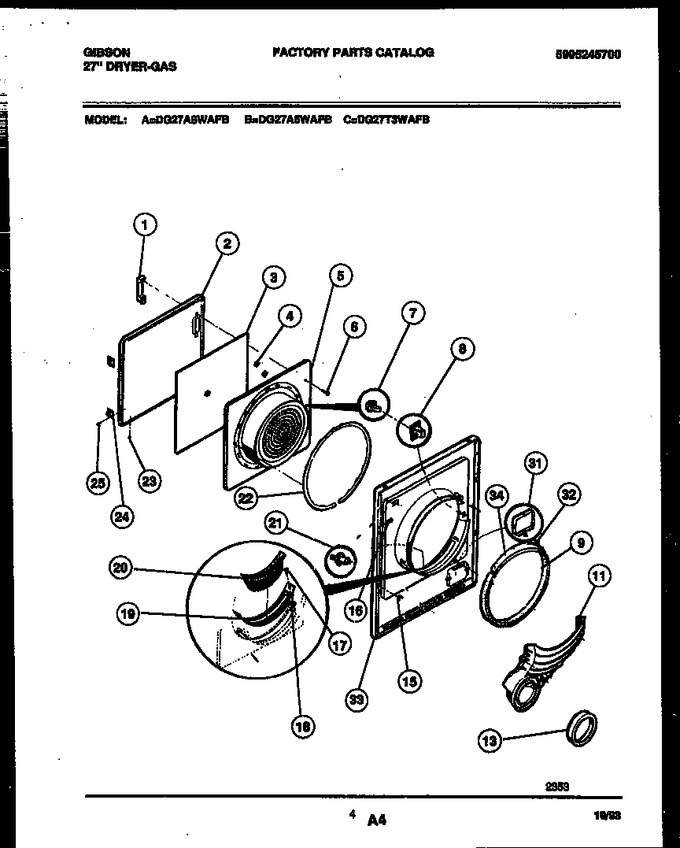 Diagram for DG27A5WAFB