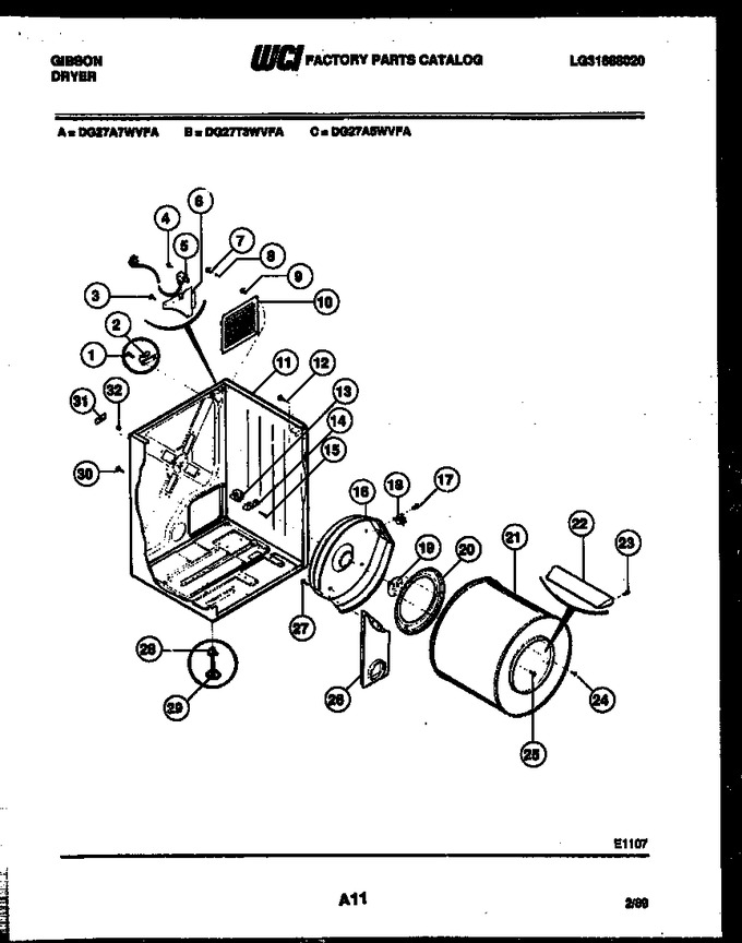 Diagram for DG27T3WVFA