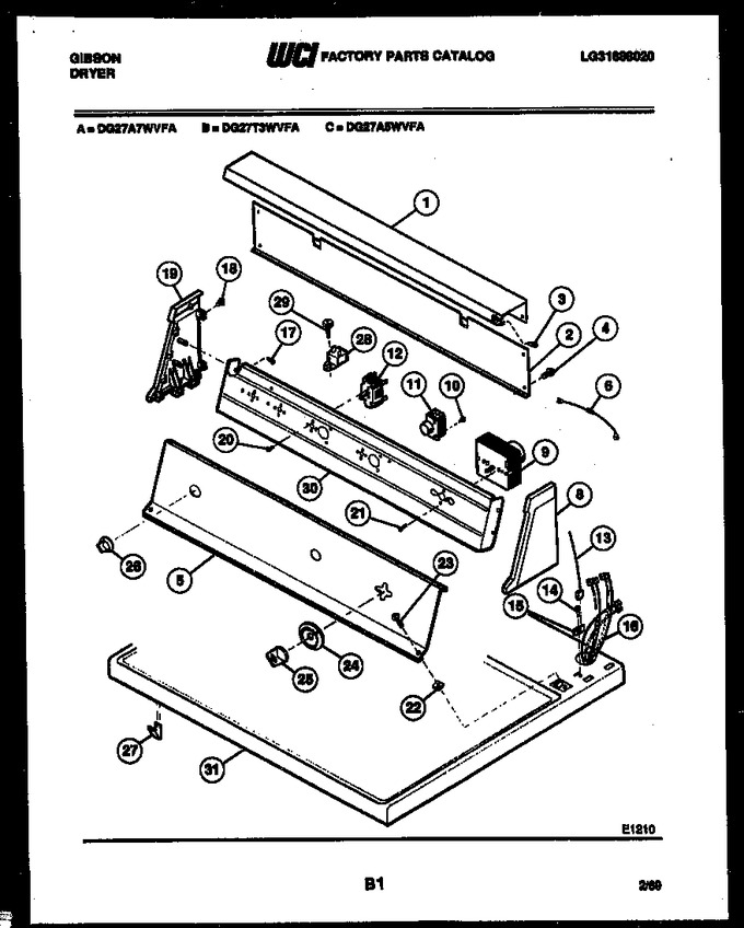 Diagram for DG27T3WVFA