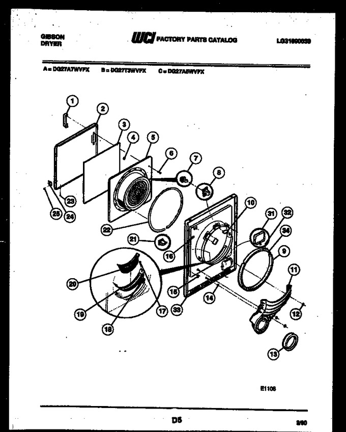 Diagram for DG27A7WVFX